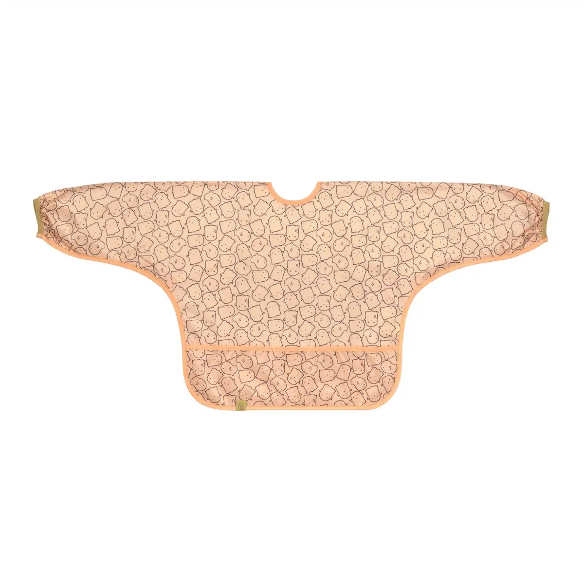 Bavoirs manches longues avec poche Little Spookies pêche – Image 2