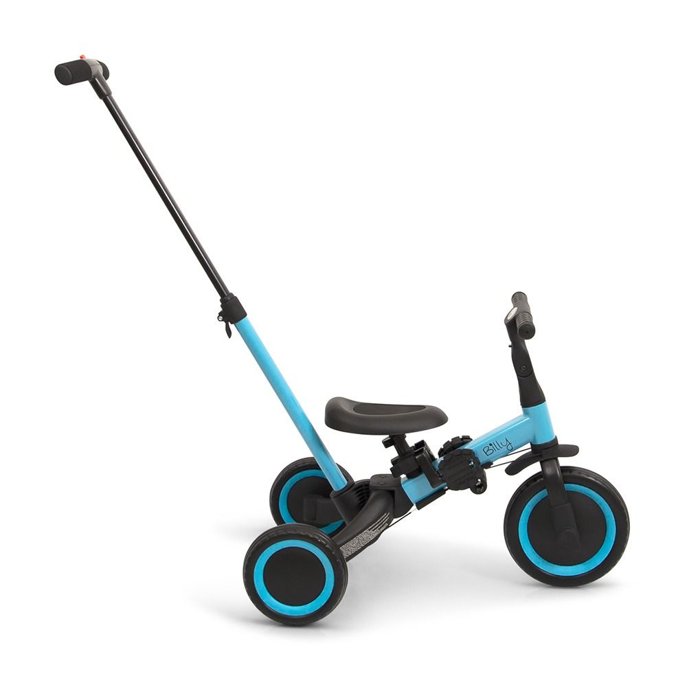 Vélo enfant 4 en 1 avec barre de poussée Gio bleu Billy – Image 8