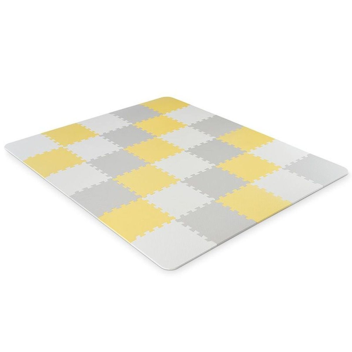 Tapis puzzle enfant Luno mousse jaune – Kinderkraft – Image 2