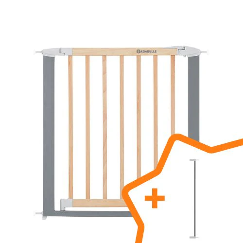 Barriere de sécurité, Fixation pression, Ouverture de 73 à 81,5cm jusqu'à 131.5cm avec extension - Safe & Lock – Image 2