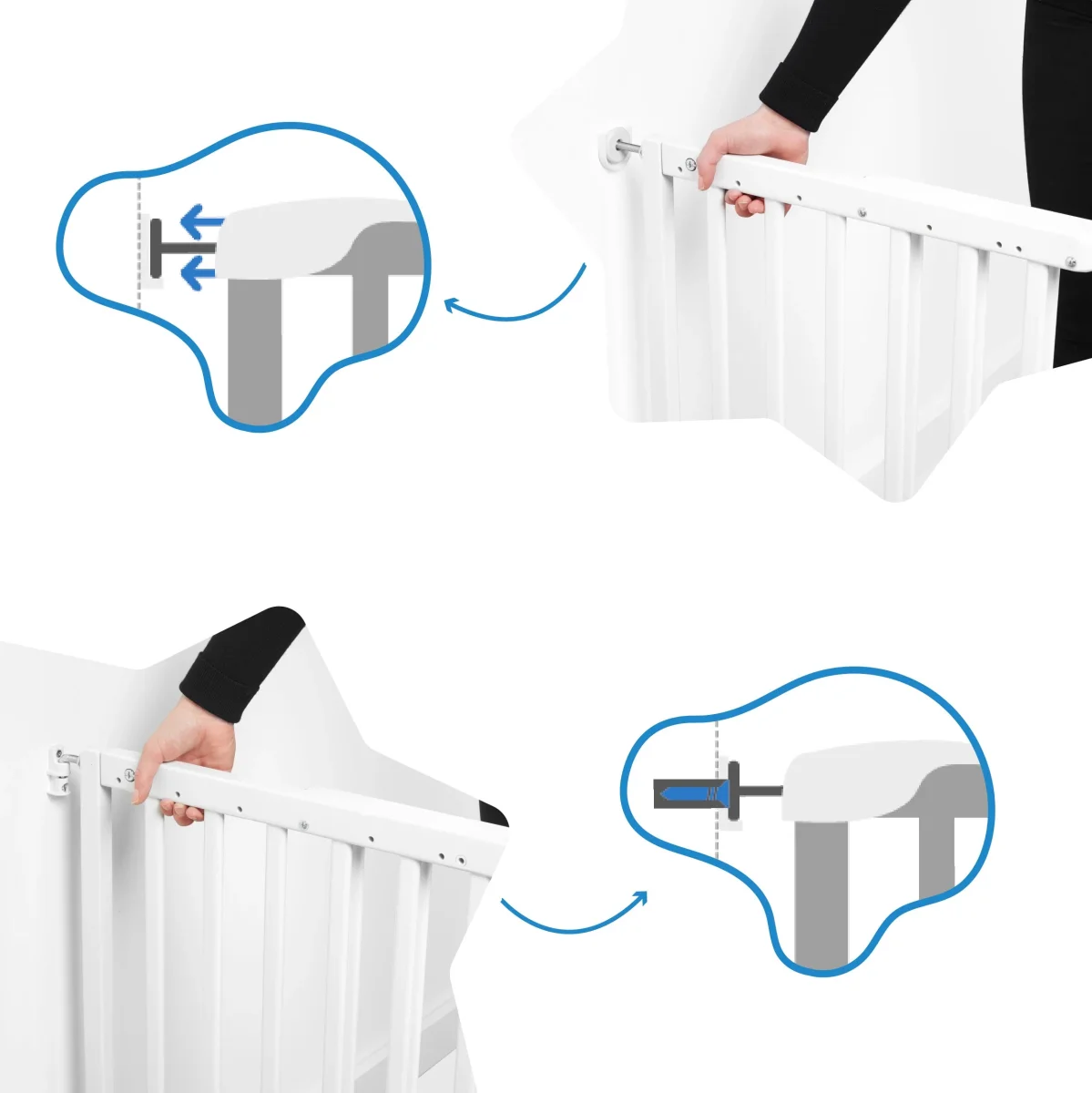 Barrière de sécurité, Fixation vis ou pression - Deco Pop – Image 3